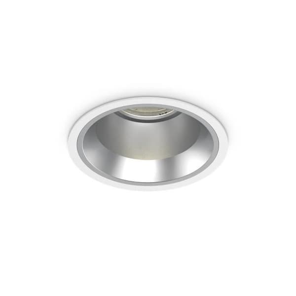 Vit rund infälld downlight, 4000K, 28W