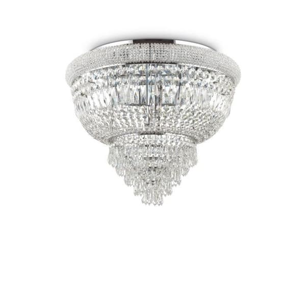 Ideal Lux Lighting 6 ljus takkrona krom IDL207186