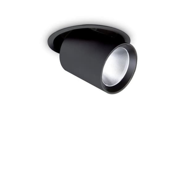 Ideal Lux LED infälld lampa Integrerad inre downlight Svart 3000K - IDL248196