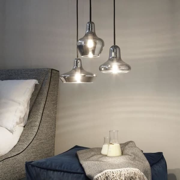 Ideal Lux Lido - 1 ljus Smokey Dome taklampa