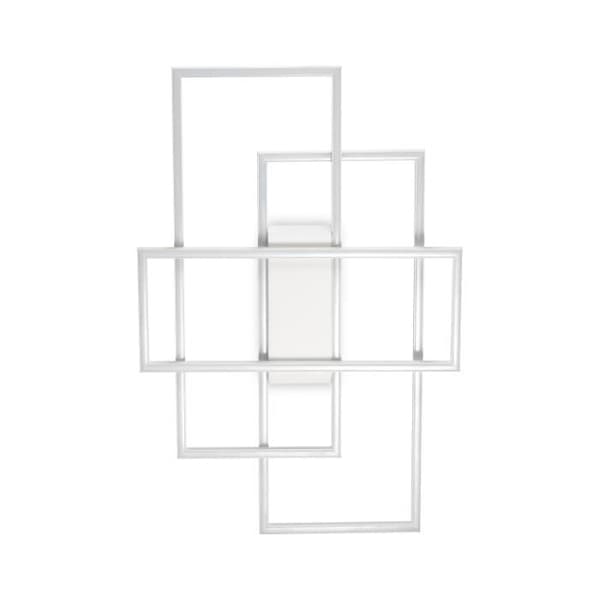 Plafonnier FRAME-1 PL - Ideal Lux - Vit - Metall - LED 31W