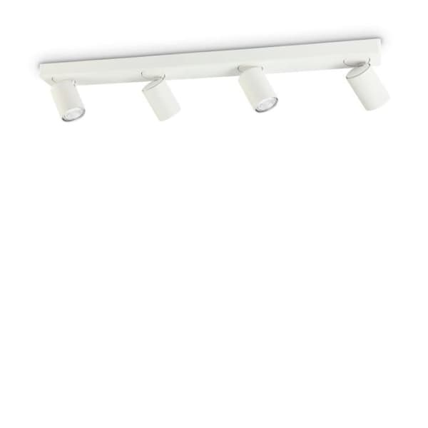 RUDY PL4 vit, Taklampa, Ideal Lux