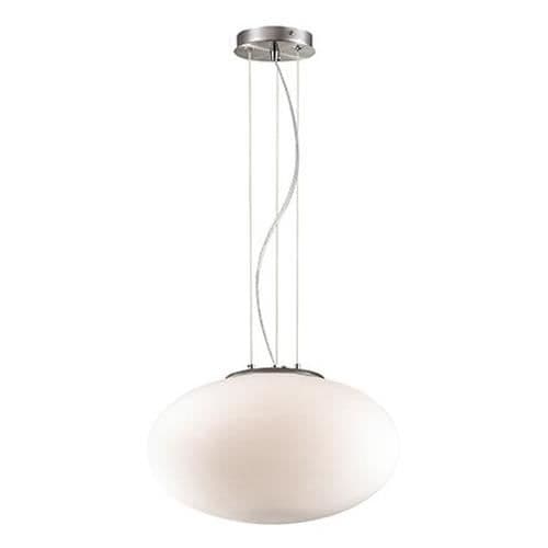 Ideal Lux Candy SP1 D40, Yta, Vit, Vit, Metall, Nickel, Glas, Sovrum, Barnrum, Kök, Vardagsrum Vit