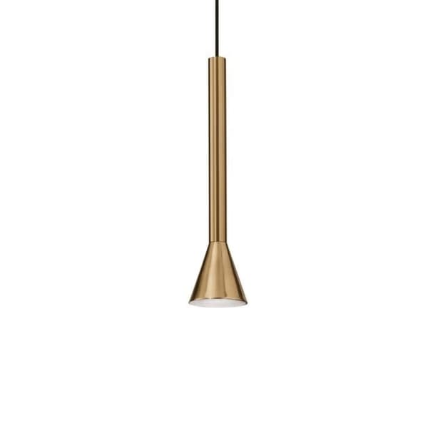 Ideal Lux DIESIS Led Taklampa Slim Dome Mässing 3000K