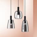 Miniatyrbild 2 av 2: Ideal Lux COCO-2 LED-takljus Dome Pendel Smoke 3000K