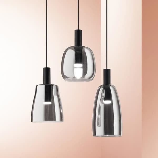 Ideal Lux COCO-2 LED-takljus Dome Pendel Smoke 3000K