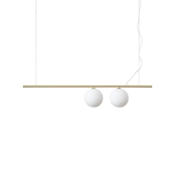 Taklampa - Ideal Lux - PERLINE - 2 lampor - Mässing - IP20 - G9