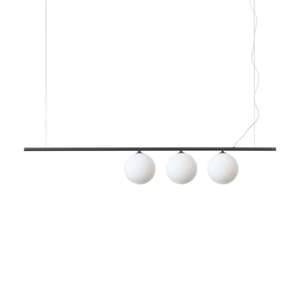 Taklampa - Ideal Lux - PERLINE - 3 ljus - Svart - Contemporary design