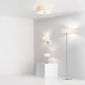 Miniatyrbild 2 av 2: Ideal Lux Woody PL4, Matsal, Vardagsrum, Beige, IP20, Yta, Cylinder, Krom, Metall, Polyvinylklorid