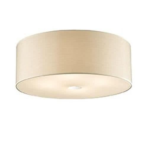 Ideal Lux Woody PL4, Matsal, Vardagsrum, Beige, IP20, Yta, Cylinder, Krom, Metall, Polyvinylklorid