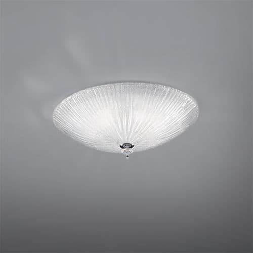 Ideal Lux Shell PL6, Yta, Rund, 6 glödlampor, E27, IP20, Transparent