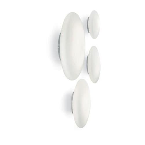 Ideal Lux Smarties Bianco PL3 D50, Matsal, Vardagsrum, Vit, IP20, Yta, Vit, Oval