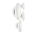 Miniatyrbild 2 av 2: Ideal Lux Smarties Bianco PL3 D50, Matsal, Vardagsrum, Vit, IP20, Yta, Vit, Oval