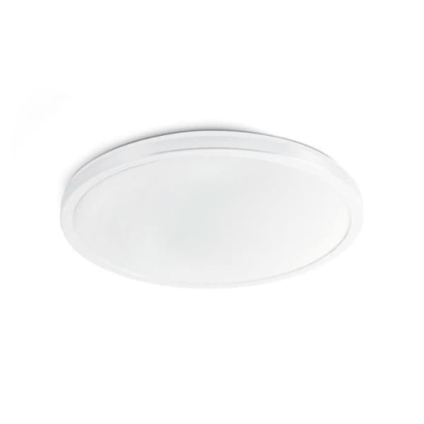 Faro - Foro LED rund badrumstaklampa IP44 D36 cm - Vit Rosa