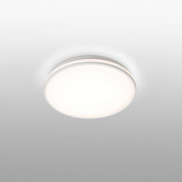 Faro - Foro LED rund badrumstaklampa IP44 D36 cm - Vit Rosa