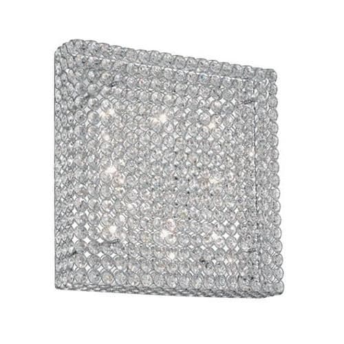 Ideal Lux ADMIRAL PL8, Yta, Fyrkantig, 8 glödlampor, 40 W, G9, Krom Krom