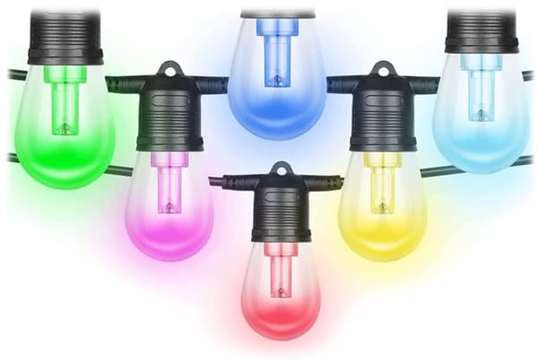 IMMAX NEO LITE SMART venkovní dekorační řetěz girlanda 15W, Wi-Fi, RGB+CCT, IP65, TUYA, 15m