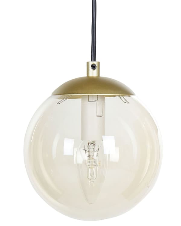 Taklampa Transparent Rökt Glas Skärmar Metall Stål 5 Ljus Guld Modern Design Heminredning Tillbehör Vardagsrum