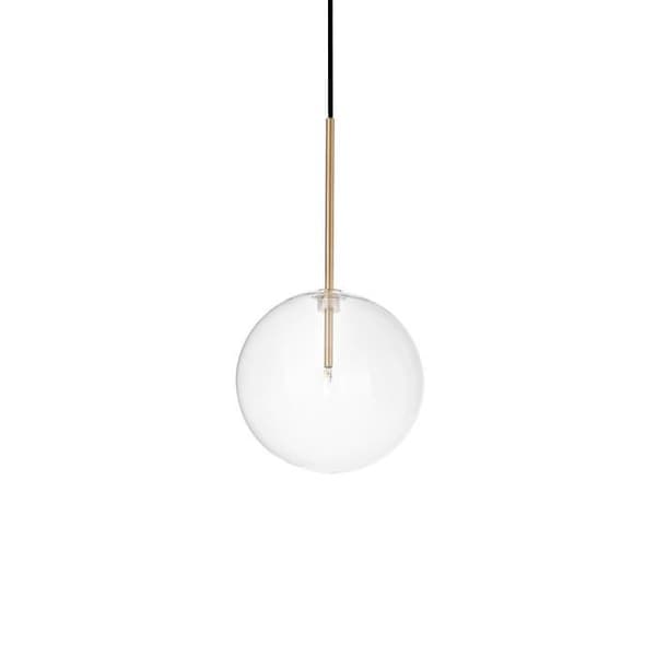 Taklampa - Ideal Lux - EQUINOXE - Glob 20cm - Metall och Glas - Färg Vit