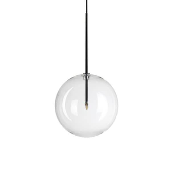 Plafonnier Globe 25 cm - Ideal Lux - EQUINOXE - Krom - Metall och glas - 1 G4-lampa