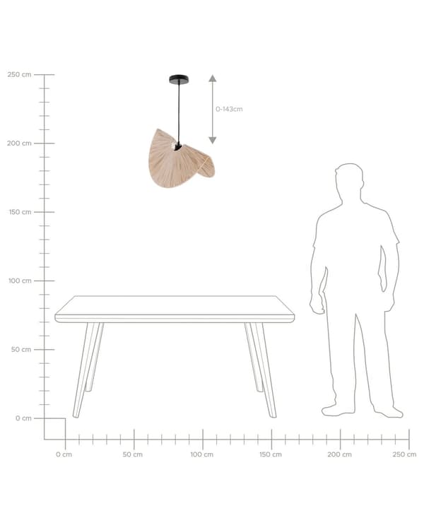 Hänglampa Naturlig Pappersmassa Strukturerad Skärm Japandi Naturlig Stil Kök Sovrum Matsal Vardagsum