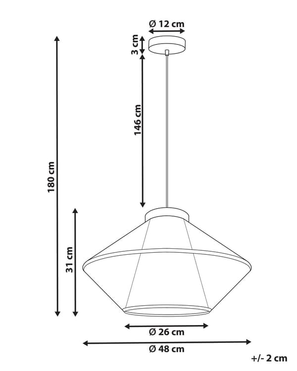 Hängande Lampa Beige Bomull Burskärm Japandi Naturlig Stil Vardagsrum Sovrum Kök