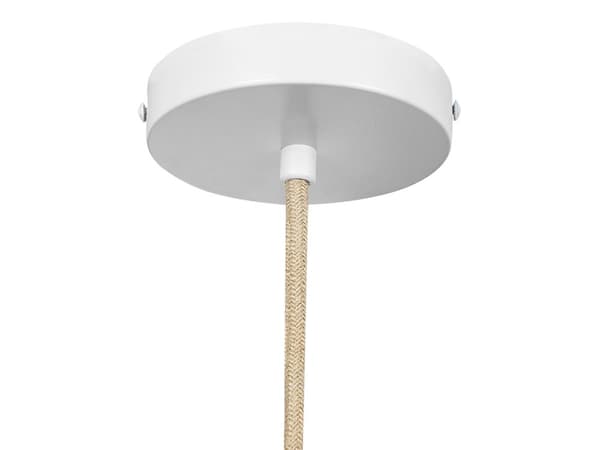 Hängande Lampa Beige Bomull Burskärm Japandi Naturlig Stil Vardagsrum Sovrum Kök
