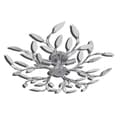 Miniatyrbillede 4 af 5: loftslampe med krystalblade akryl E14 hvid og transparent