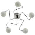 Miniatyrbild 4 av 6: Taklampa med runda lampskärmar för 5 G9 LED-lampor