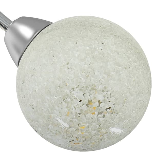 Taklampa med runda lampskärmar för 5 G9 LED-lampor