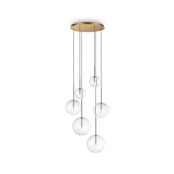 Taklampa - Ideal Lux - EQUINOXE - 6 lampor - Metall - Vit