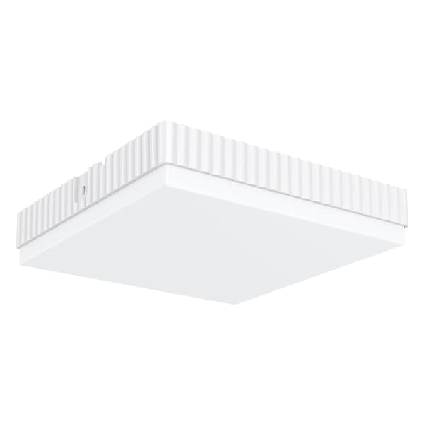 BW-LT40 LED fyrkantig taklampa 24W 2200LM 3 Färgtemperatur Fjärrkontroll Nattljus Minnesfunktion