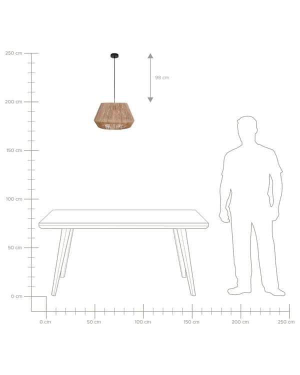 Taklampa Naturlig Juteskärm Svart Järnbas Boho Belysning Hängande Lampa Vardagsrum Sovrum Hall
