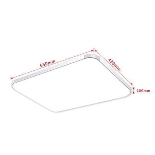 YUENFONG 72W LED-takljus Modernt ljus LED-taklampa för Vardagsrum Badrum Sovrum, Dimbar, IP44