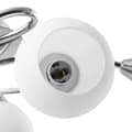 Miniatyrbillede 8 af 11: vidaXL loftlampe med keramiske lampeskærme til 5 E14-pærer hvid -  Loftlamper