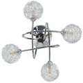 Miniatyrbillede 5 af 7: Loftlamper - Living loftlampe med skærme i trådnet til 4 G9 LED-pærer