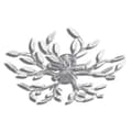 Miniatyrbillede 3 af 6: Loftslampe med krystalblade akryl E14 hvid og transparent - Loftslampe - Loftslamper - Home & Living