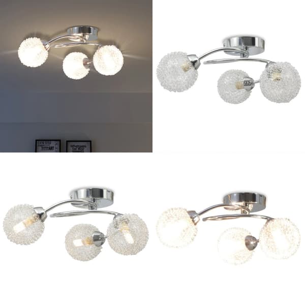 Loftslampe med 3 G9-pærer 120 W - Loftslampe - Loftslamper - Home & Living
