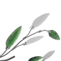 Miniatyrbillede 4 af 5: Grøn og Hvidt Loft Lampe med Akryl krystal Blad våben for 5 E14 Pærer - Lamper - Loftslampe - Home & Living