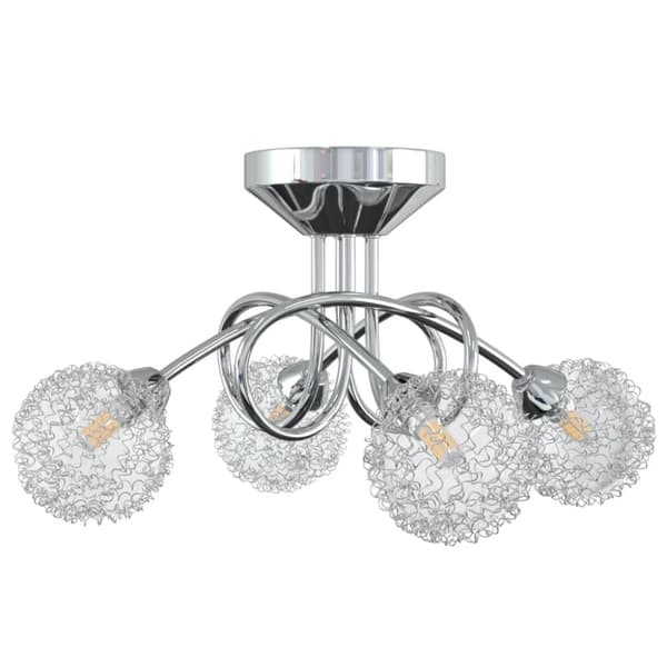Taklampa med lampskärmar i tråd för 4 G9 LED-lampor - Taklampa - Taklampor - Home & Living