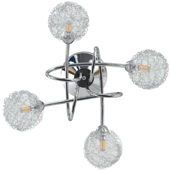 Taklampa med lampskärmar i tråd för 4 G9 LED-lampor - Taklampa - Taklampor - Home & Living