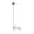 Miniatyrbild 3 av 4: Taklampa - Maytoni - Ring - 4 ljus - Metall - Mässing - Nutida design