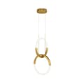Miniatyrbild 2 av 4: Maytoni Node 2-Lights integrerad LED modern taklampa, 3000K guld
