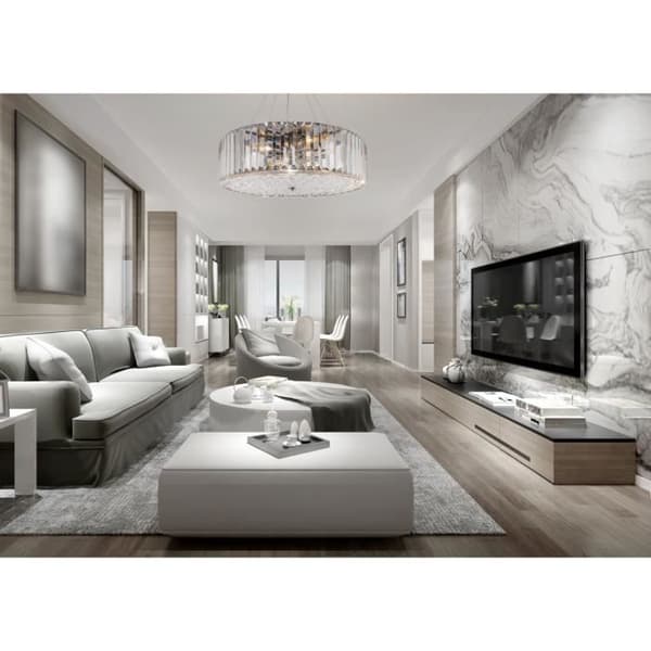 Maytoni Recinto Modern Recinto taklampa med 6 kristallkromlampor