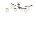 Miniatyrbild 1 av 2: Maytoni Nostalgia Modern Nostalgia 6 Light Matt Gold Taklampa Glas Globe Skärm