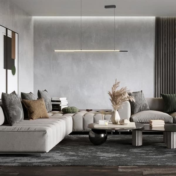 Maytoni Halo 2-Light Integrerad LED Svart 4000K modern taklampa