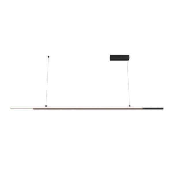 Maytoni Halo 2-Light Integrerad LED Svart 4000K modern taklampa