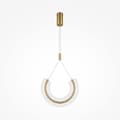 Miniatyrbild 1 av 4: Maytoni Maya I Modern Integrerad LED-taklampa Guld 3000K