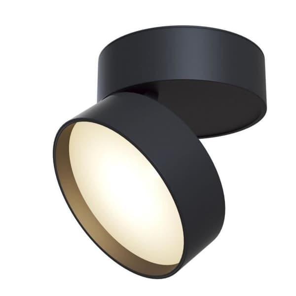 Onda Utanpåliggande Integrerad LED Tak Downlight Svart