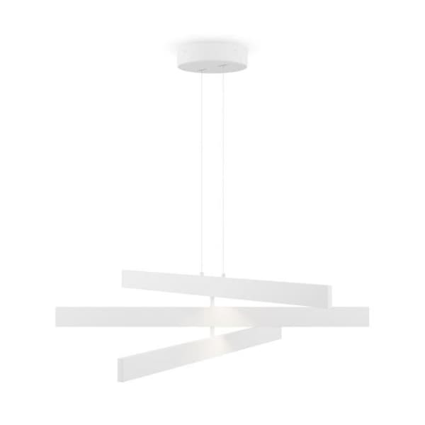 Maytoni Origami 3-Lights integrerad LED modern taklampa, 4000K vit